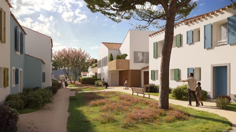 Programme Terre Neuve aux Sables d'Olonne, le BRS par Vendée Foncier Solidaire.