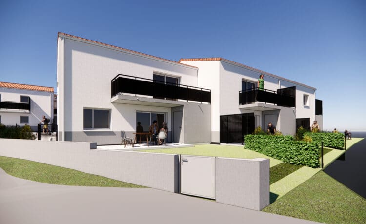 Programme Saint-Jacques, à Givrand, le BRS par Vendée Foncier Solidaire